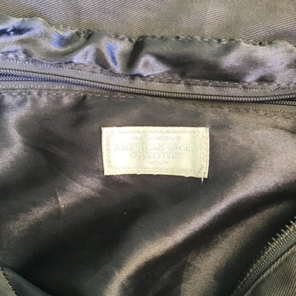 💚 3/$25 American Eagle Outfitters gray purse with silver beaded accents - Picture 5 of 14